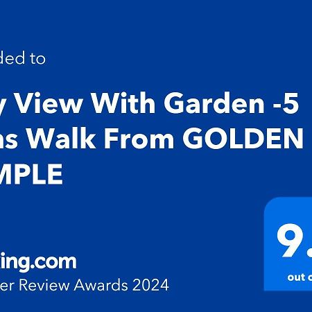 City View With Garden -5 Mins Walk From Golden Temple Amritsar Bagian luar foto